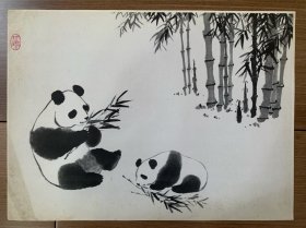 吴作人画作，五六十年代老画片