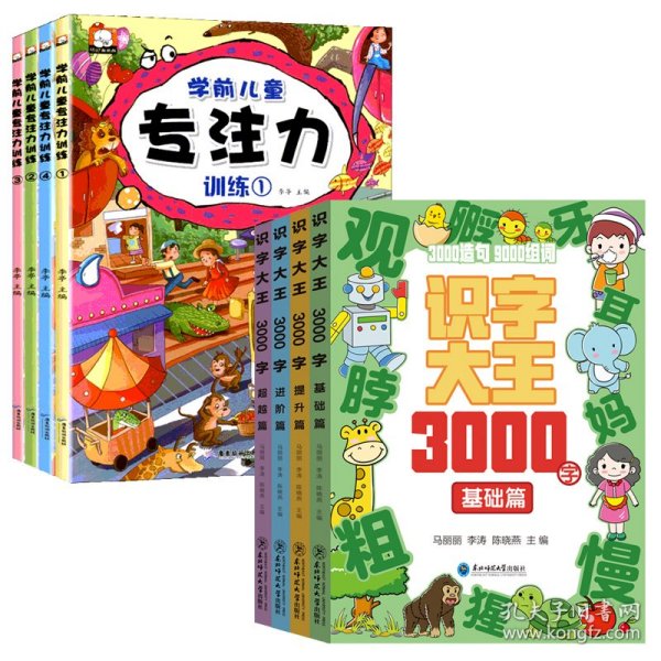 识字大王3000字(全4册)