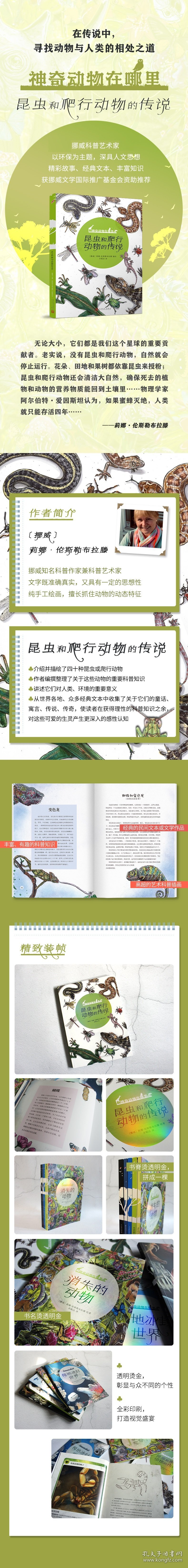 动物在哪里：昆虫和爬行动物的传说[挪威]，莉娜·伦斯勒布拉滕9787020168712