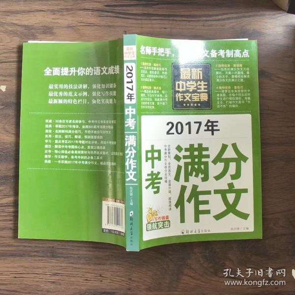 中学生作文宝典（全4册） 素材作文  中考满分作文  分类作文大全