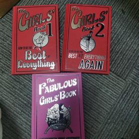 The GIRLS' BOOK 1—2册。The  FABULOUB GIRLS BOOK。（英文原版，魅力女书：成为女神的向导、女孩子们的书1—2。3册合售）