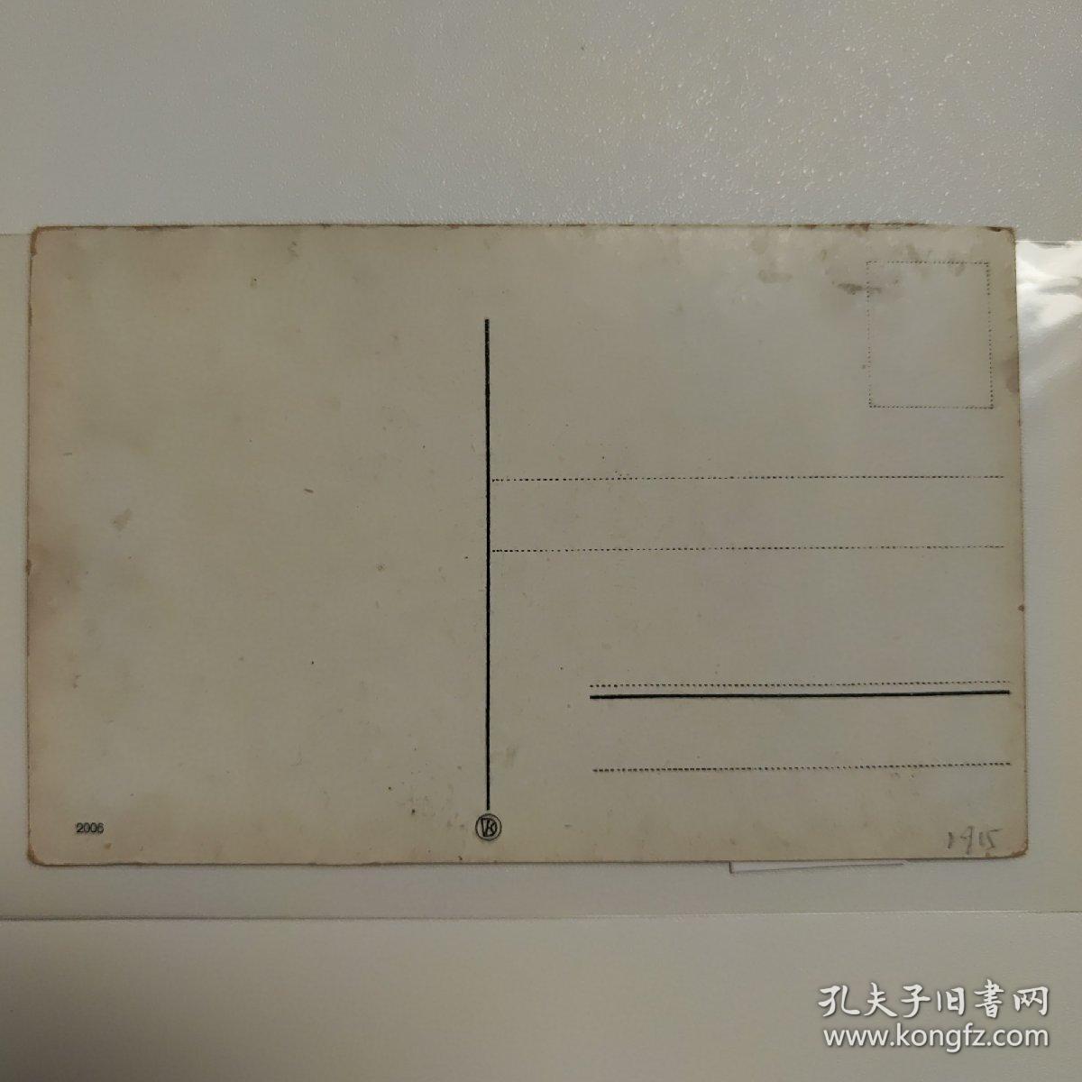 B50 北京古观象台仪器在波茨坦宫橘宫 1915年德国明信片 空白片