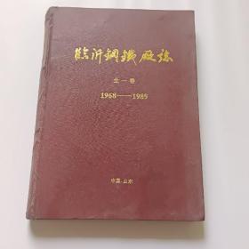 临沂钢铁厂志 全一卷 1968-1989