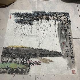 安徽著名画家杜雪松  尺寸69x 69