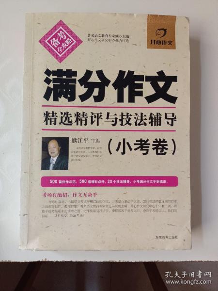 开心作文：满分作文精选精评与技法辅导（小考卷）