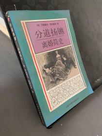 分道扬镳离婚简史：离婚简史――社会与人译丛