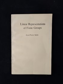 Linear representations of finite groups 有限群的线性表示 (英文版) 16开