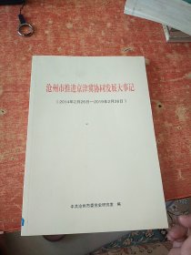 沧州市推进京津冀协同发展大事记