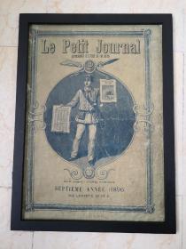 1896年法国小日报合订本 访问欧洲的李鸿章 末代沙皇夫妇 第一届奥林匹克运动会 等