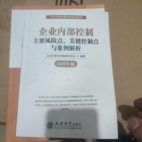 企业内部控制主要风险点、关键控制点与案例解析（2020年版）