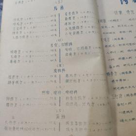 广州中医学院教职工献方特辑--1965年油印本欠缺46-49、54-58页，最后为80面