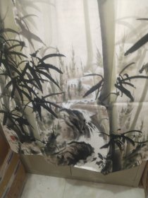 展览下架字画作品《ZH0728 魏连泰美术作品： 经风雪不知寒图（四尺整张）》长128厘米，宽68厘米，用笔老道，懂字画者鉴之！