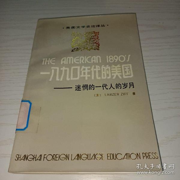 迷惘的一代人的岁月：1890年代的美国