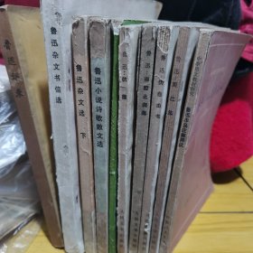 鲁迅语录+鲁迅杂文书信选+鲁迅杂文选+鲁迅小说诗歌散文选+鲁迅论教育+伤徨+南腔北调+伪自由书+而己集+鲁迅作品注解异议（10本合售）