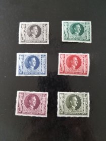 德国1943年领导人生日纪念邮票
原胶全新mnh，六张齐,胶亮，总体状态不错。保真，包挂号，非假不退