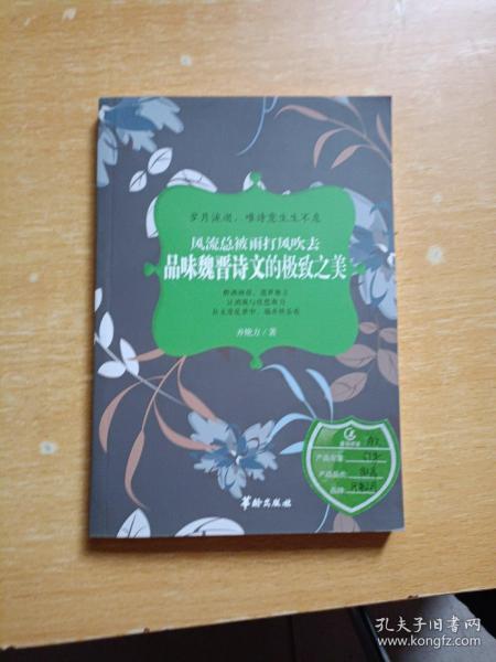 风流总被雨打风吹去：品味魏晋诗文的极致之美