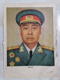 陈毅元帅像 吕恩谊作（粘贴画）