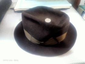 民国时期上海小吕宋帽铺制作男士呢帽，保存完好，全网孤品！！！
