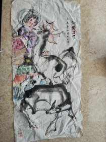 著名画家、林曦明关门弟子 阿馨 国画作品