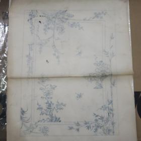 民国时期地毯手绢设计稿11