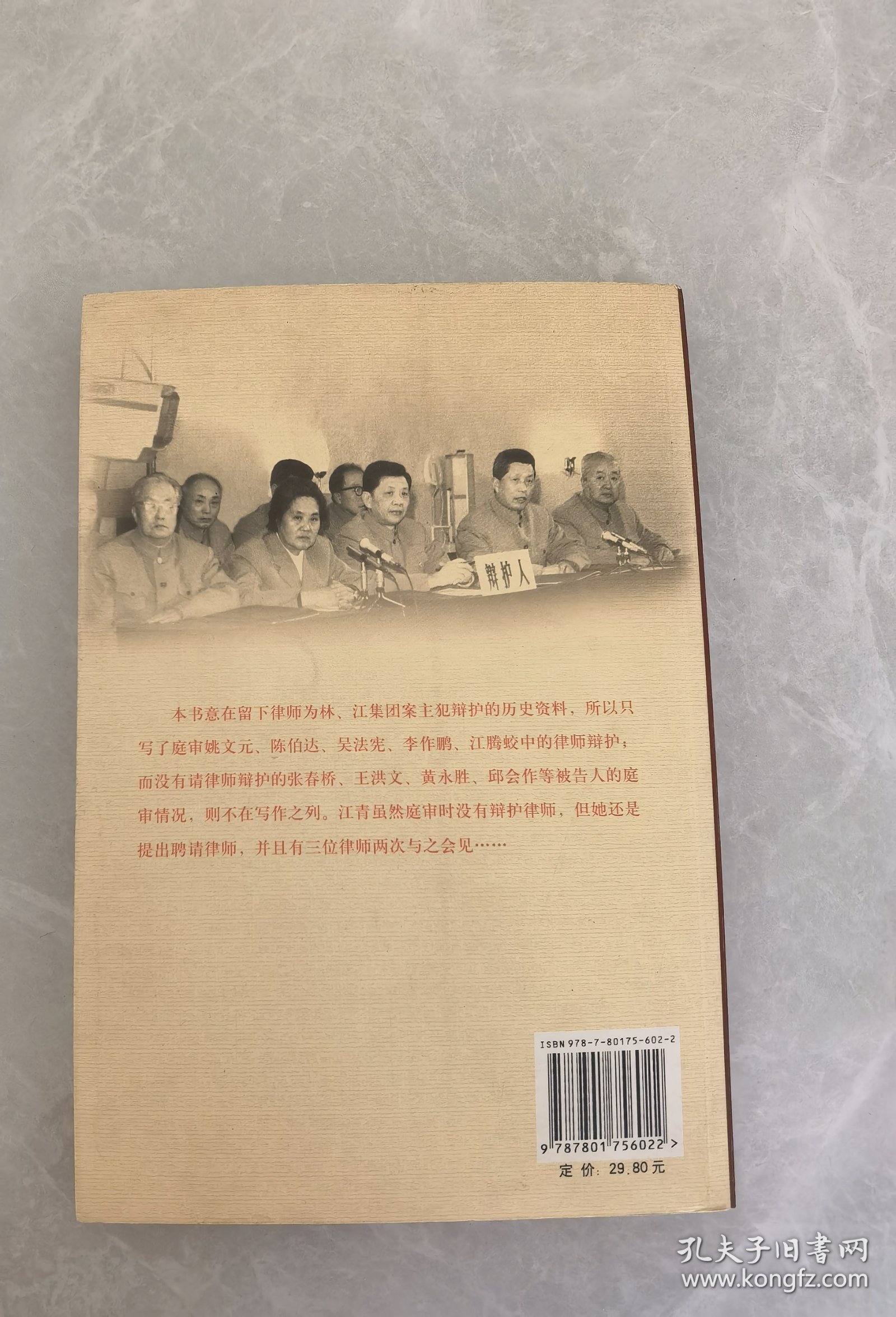 特别辩护：为林彪、江青反革命集团案主犯辩护纪实