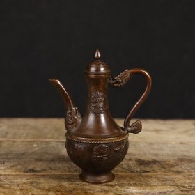 纯铜五牛铜酒壶招财镇宅酒壶