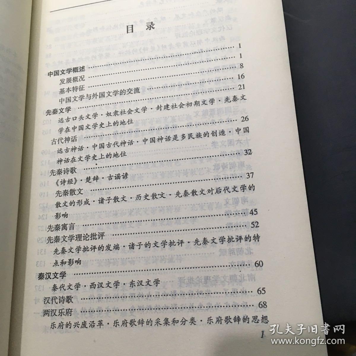 中国文学史通览