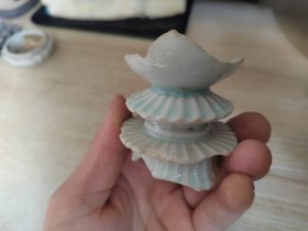 宋 湖田窑影青行炉瓷片标本