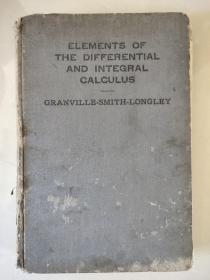 ELEMENTS OF THE DIFFERENTIAL AND INTEGRAL CALCULUS 英文原版 布面精装18开