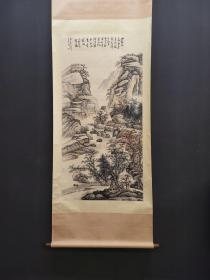 A 吴一峰 精品纸本山水立轴 画心