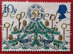 英国邮票 1980年 圣诞节 5-1 信销