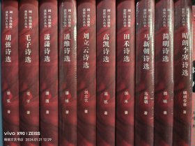 闻一多诗歌奖获奖诗人丛书（全套10本）高凯、晴朗李寒、马新朝、田禾、刘立云、简明、潘维、潇潇、胡弦、毛子。