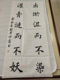 名家书法，邯郸《赵计霞》作品一幅，尺寸100×47，B962