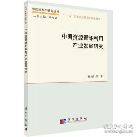 中国软科学研究丛书·“十一五”国家重点图书出版规划项目：中国资源循环产业发展研究
