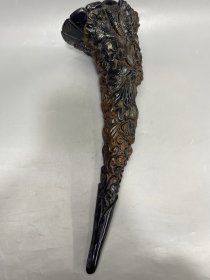高仿犀牛角尖摆件 尺寸如图