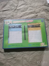 （大盒装塑封如图）怎样写好一手字：练字快（行书）21天写好钢笔字