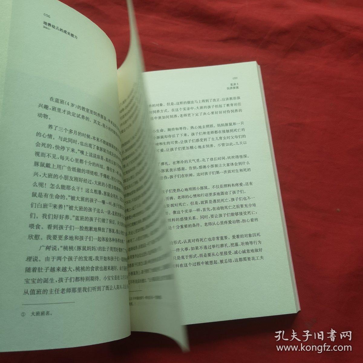 培养幼儿的成长能力：幼儿园教育活动指导实录