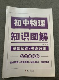 图解初中基础知识大全物理重难点手册全套训练及考点突破初中生初一初三复习资料教辅知识点知识清单资料包知识集锦基础知识手册