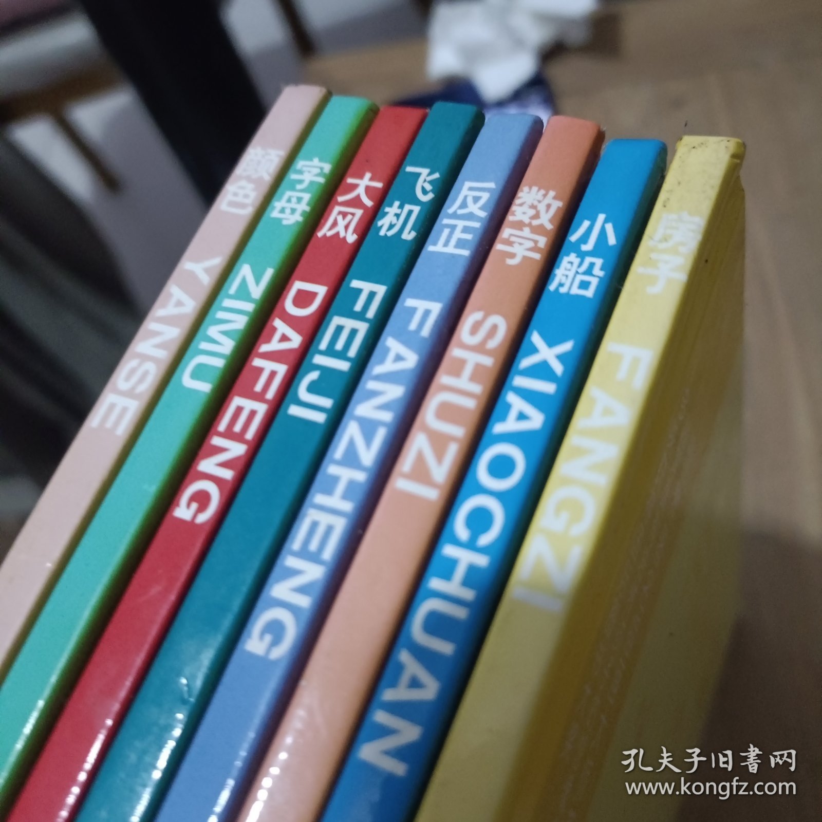 房子 小船 数字 反正 飞机 大风 字母 颜色（8本合售）