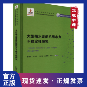 大型抽水蓄能機(jī)組水力不穩(wěn)定性研究 9787576705133
