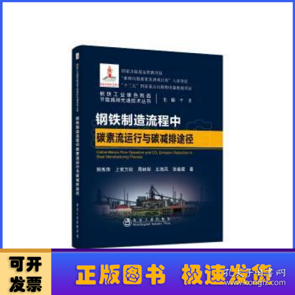 钢铁制造流程中碳素流运行与碳减排途径/钢铁工业绿色制造节能减排先进技术丛书