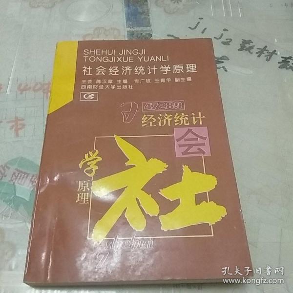 社会经济统计学原理