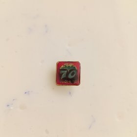 云南大学70周年校庆纪念校徽徽章