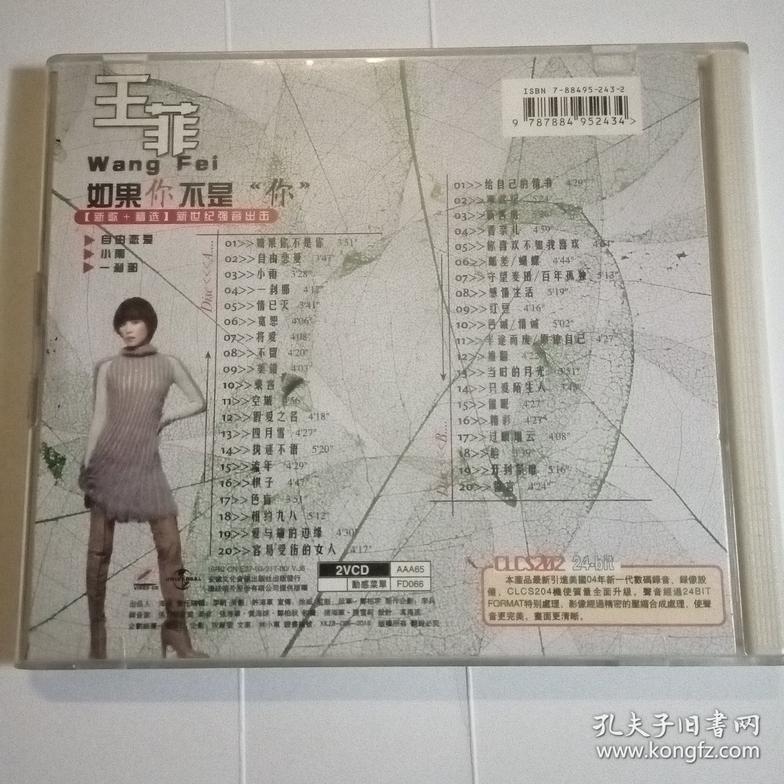 王菲如果你不是“你” 2VCD