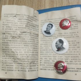 农业学大寨 黑龙江省革命委员会 毛主席像章 景德镇瓷像章 共16枚