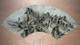 钱叔盖 17.5*50cm，镜心 钱松（1818~1860年），清代时期篆刻家、书画家。浙江钱唐（今浙江杭州）人，流寓上海。工书善画，嗜金石文字，尤精篆刻。