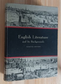 英文书 English Literature and Its Backgrounds