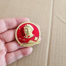 毛主席像章，军装，军舰，毛泽东选集，品相如图