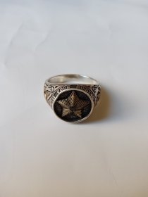 正品rockride星芒戒指925银
