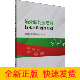 境外新能源项目技术尽职调查指引